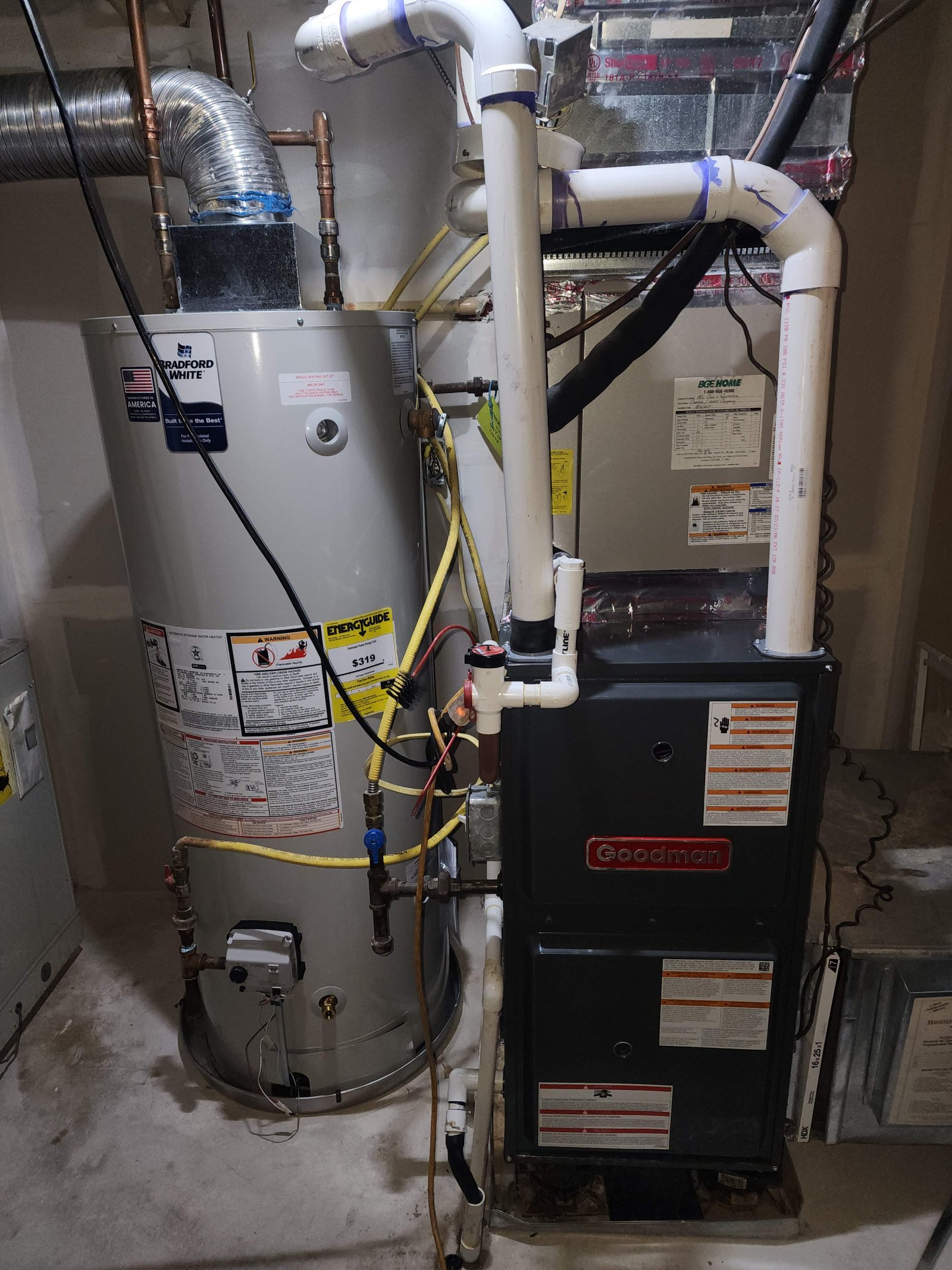 Residential Furnace & Utility Room Setup
